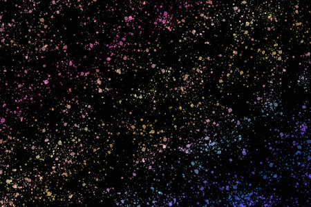 Rainbow colored glitter background materialの写真素材