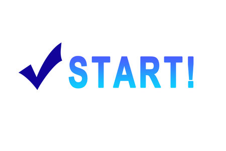 Background material with the word startの写真素材