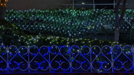 The gorgeous and beautiful Christmas illuminations in Japanの写真素材