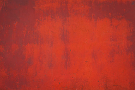 Old red steel surface