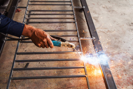 Welder working
