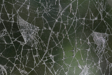 touch screen crack of mobile phone, mirror broken