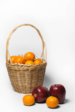 Oranges and Applesの写真素材