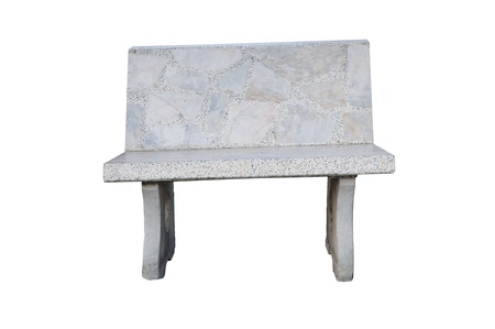 Marble chair. For sit in the garden.の写真素材