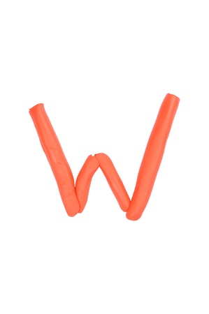 Clay alphabet to develop. Learning of children.の写真素材