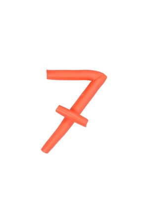 Clay figures for learning. And child development.の写真素材