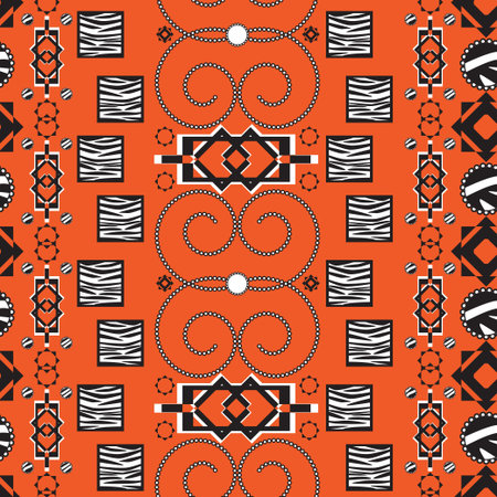 Africa stile ornament background 