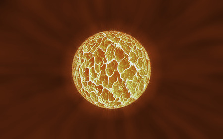 Sun. Global warmingの写真素材