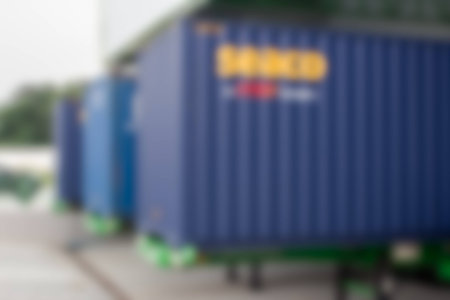 Industrial Container Cargo freight ship for Logistic Import Export concept. Blurの写真素材