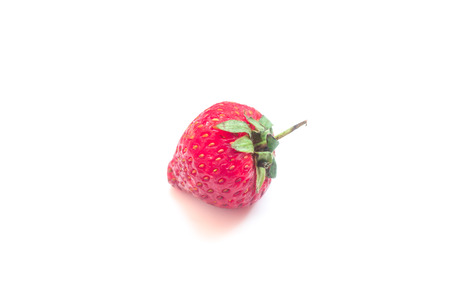 Strawberry isolated on white background.の写真素材