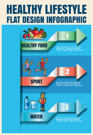 Man and woman Sports, running, healthy lifestyle,food ,drink more water Vector flat icon illustrations  format eps 10のイラスト素材