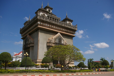 Patuxay, Laosの写真素材