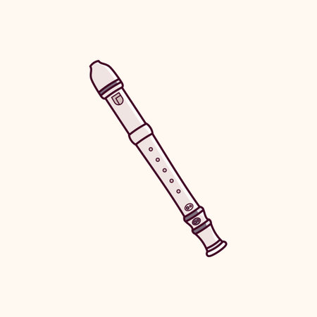 Flute Musical Instrumentのイラスト素材