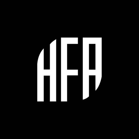 HFA letter icon design.のイラスト素材