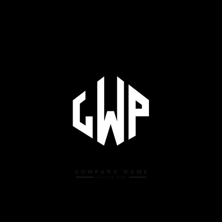 LWP letter logo design with polygon shape. LWP polygon and cube shape logo design. LWP hexagon vector logo template white and black colors. LWP monogram, business and real estate logo.