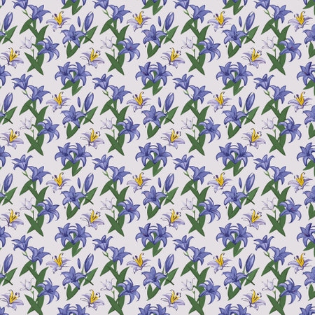 Flower pattern with leaves. Floral bouquets flower compositions. Floral patternのイラスト素材
