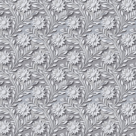 Flower pattern with leaves. Floral bouquets flower compositions. Floral patternのイラスト素材