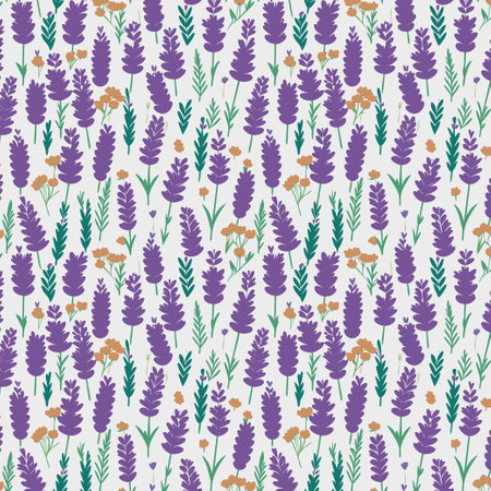 Flower pattern with leaves. Floral bouquets flower compositions. Floral patternのイラスト素材