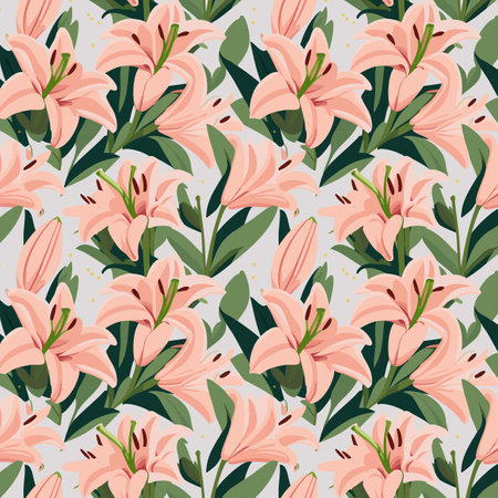 Flower pattern with leaves. Floral bouquets flower compositions. Floral patternのイラスト素材