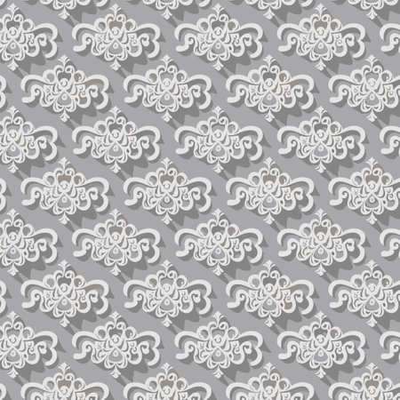 Flower pattern with leaves. Floral bouquets flower compositions. Floral patternのイラスト素材