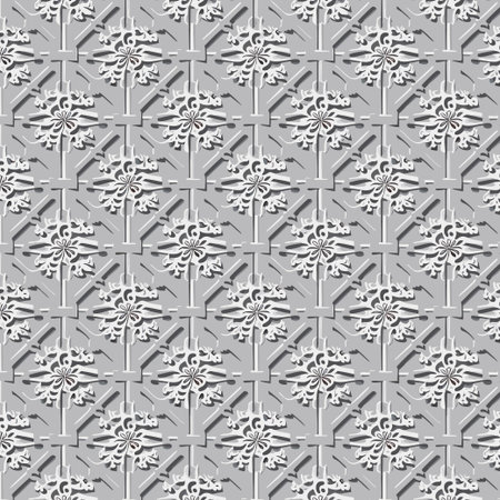 Flower pattern with leaves. Floral bouquets flower compositions. Floral patternのイラスト素材