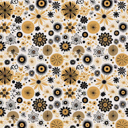 Pattern art design. Flower pattern with leaves. Floral bouquets. Flower compositions. Floral patternのイラスト素材