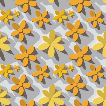 Pattern art design. Flower pattern with leaves. Floral bouquets. Flower compositions. Floral patternのイラスト素材