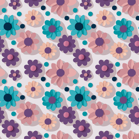 Pattern art design. Flower pattern with leaves. Floral bouquets. Flower compositions. Floral patternのイラスト素材