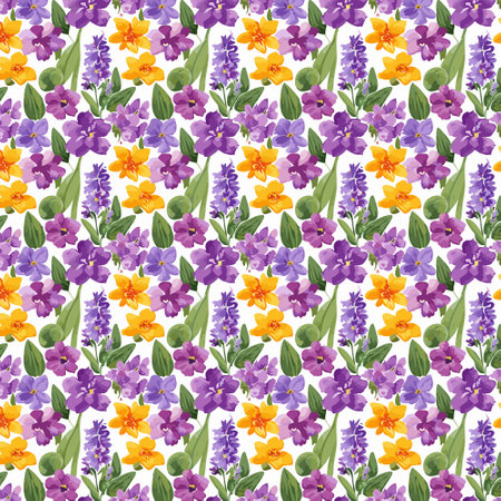 Pattern art design. Flower pattern with leaves. Floral bouquets. Flower compositions. Floral patternのイラスト素材
