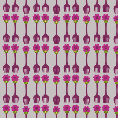 Pattern art design. Flower pattern with leaves. Floral bouquets. Flower compositions. Floral patternのイラスト素材