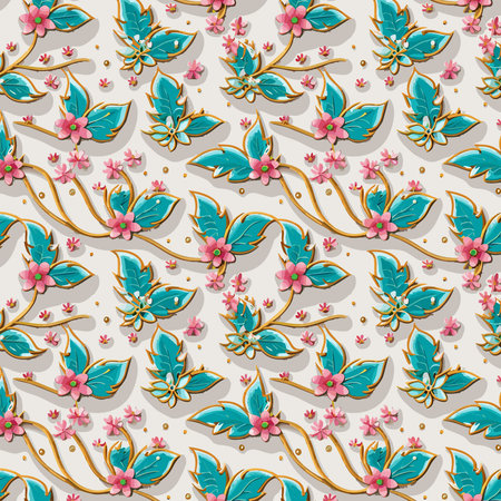 Florals pattern design for cloth, t shirt, pillowcase. Flower pattern with leaves. Floral bouquets flower compositions. Floral patternのイラスト素材