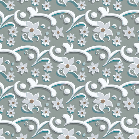 Florals pattern design for cloth, t shirt, pillowcase. Flower pattern with leaves. Floral bouquets flower compositions. Floral patternのイラスト素材