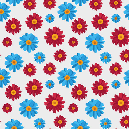 Flower pattern with leaves. Floral bouquets flower compositions. Floral pattern.のイラスト素材