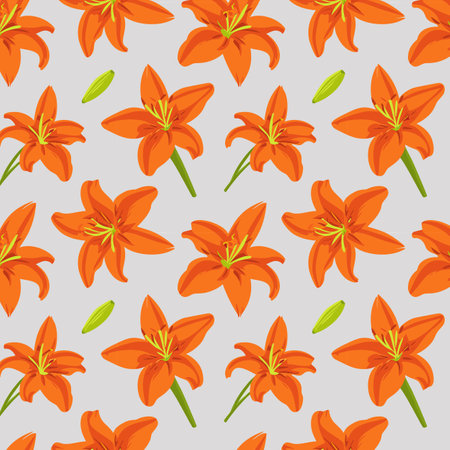 Flower pattern with leaves. Floral bouquets flower compositions. Floral pattern.のイラスト素材