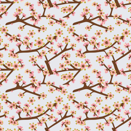 Flower pattern with leaves. Floral bouquets flower compositions. Floral pattern.のイラスト素材