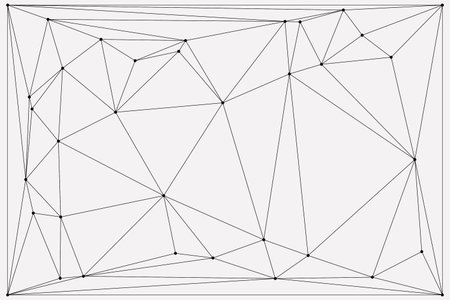 Global network connection background for banner design. Abstract line background with connecting...