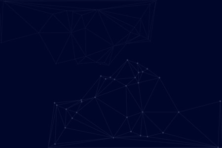 Abstract Geometric Network Mesh Background with Connected Dots and Lines â€“ Polygonal...