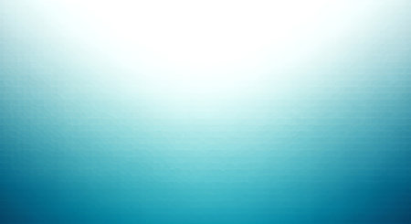 A calming gradient background transitions from white to deep blue, featuring a subtle mosaic pattern. The image evokes tranquility and depth, ideal for digital designs.の素材