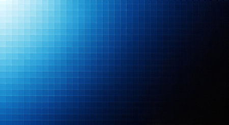 A blue gradient background with pixelated textureの素材