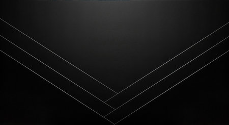 Dark background with intersecting white linesの素材