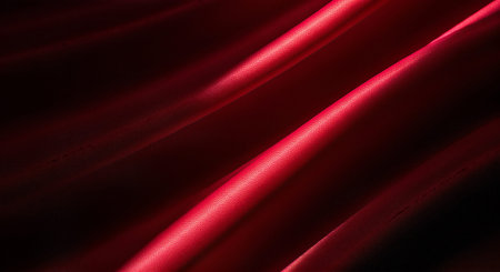 Vibrant red streaks of light on dark backgroundの素材