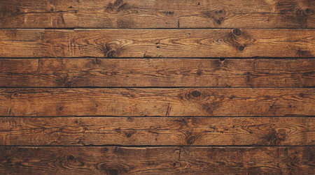 Close-up view of aged wooden planks with natural grain and subtle rustic imperfections