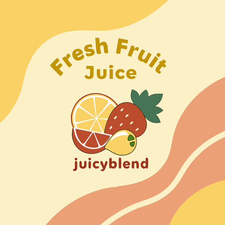 Fruit juice design over beige background, vector illustration eps10のイラスト素材