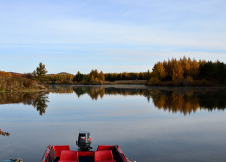 Early morning lake