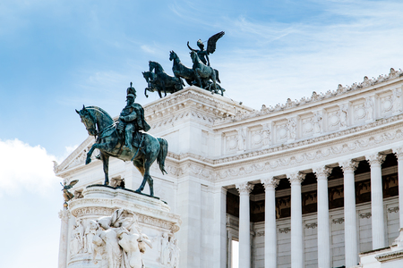 Altare della Patria in Piazza Venezia. Rome, Italyのeditorial素材
