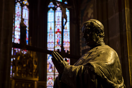 St. Vitus Cathedral in Prague, Czech Republicのeditorial素材