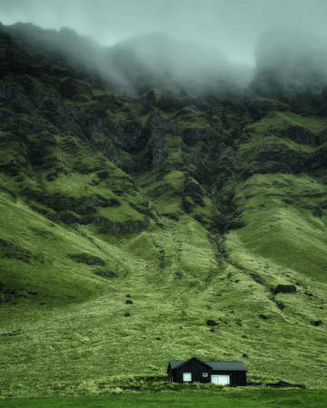 Iceland beautiful nature dramatic landscape. Color tonedのeditorial素材