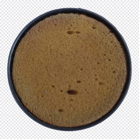 This image displays a beige-colored granular substance contained within a round, shallow dish. The...