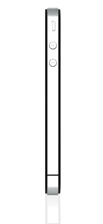 Galati, Romania - March 26th, 2011: Side view phone mobile のeditorial素材