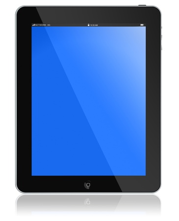 Galati, Romania - April 1, 2011: The iPad, the digital tablet with multi touch screen のeditorial素材